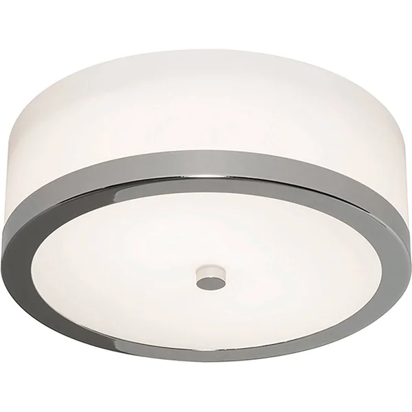 AFX Salerno 13.5-in Polished Chrome LED Flush Mount Light, SALF13LAJUDPC