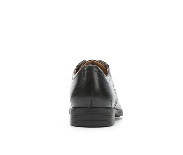 Clarks Mens Whiddon Cap Black Leather Size 14