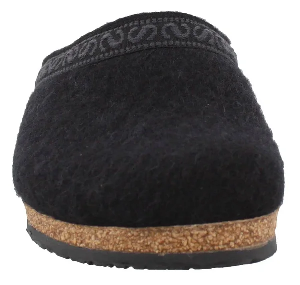 Women's Stegmann Wool Felt Cork Clog Slipper - Size: 11, Black