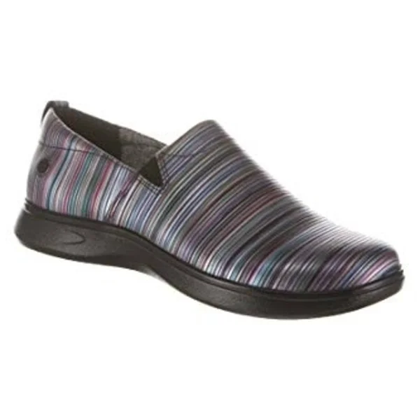Klogs Women's Leena Slip On - Size: 9.5, Blurred Line/Black Os Leather