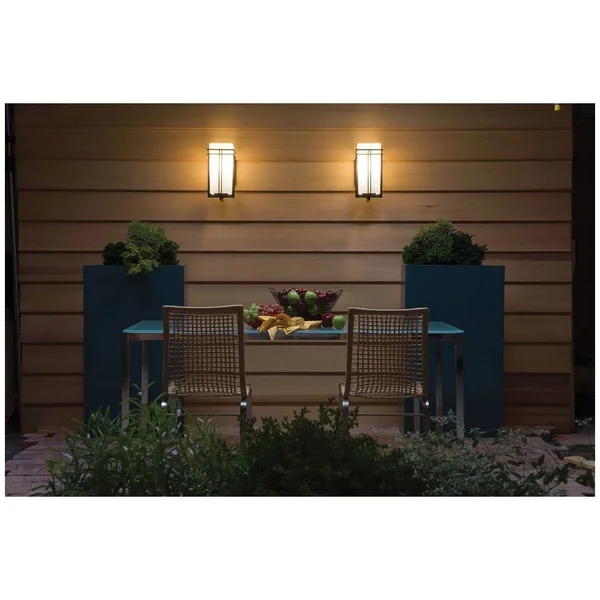 Kichler Lighting 49202BK Tremillo Outdoor Wall Light - Black