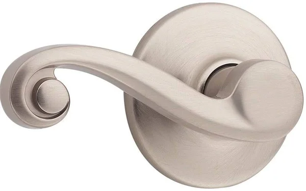 Kwikset 967LLRH-5S Lido Lever Right Hand Double Cylinder Interior with Smart KEY - Antique Brass