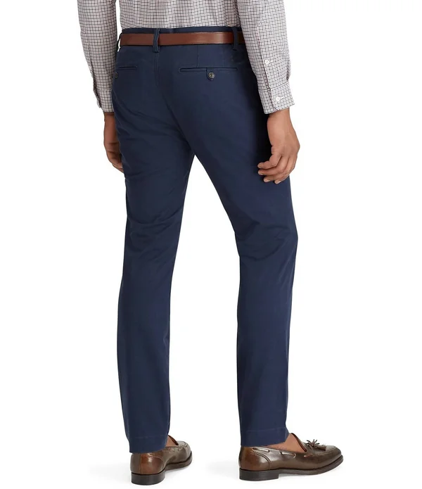 Polo Ralph Lauren Men's Straight-Fit Stretch Chino Pants - Norfolk Grey