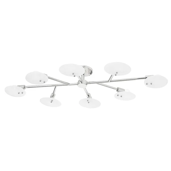 Mitzi H428808-PN Giselle 8 Light Semi Flush - Polished Nickel