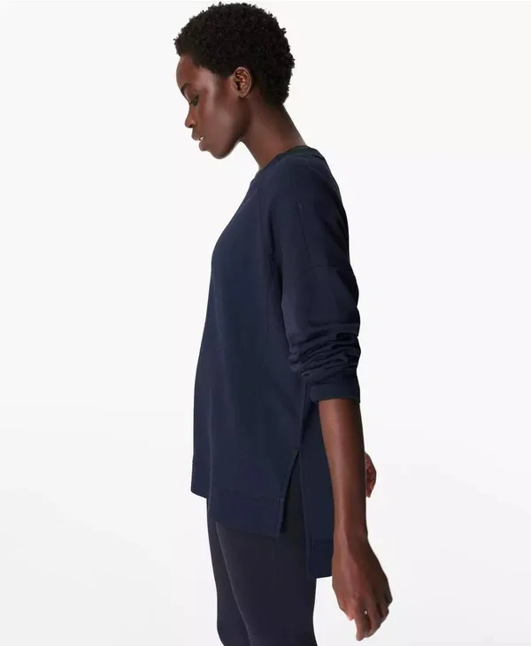 Sweaty Betty After Class Sweatshirt, Blue, Women's XXL