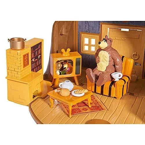 Simba 109301632 Masha Bear&s House Playset - Multicolor