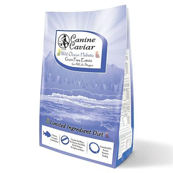 Canine Caviar Wild Ocean Holistic Grain Free Entree Dry Dog Food 11-lb