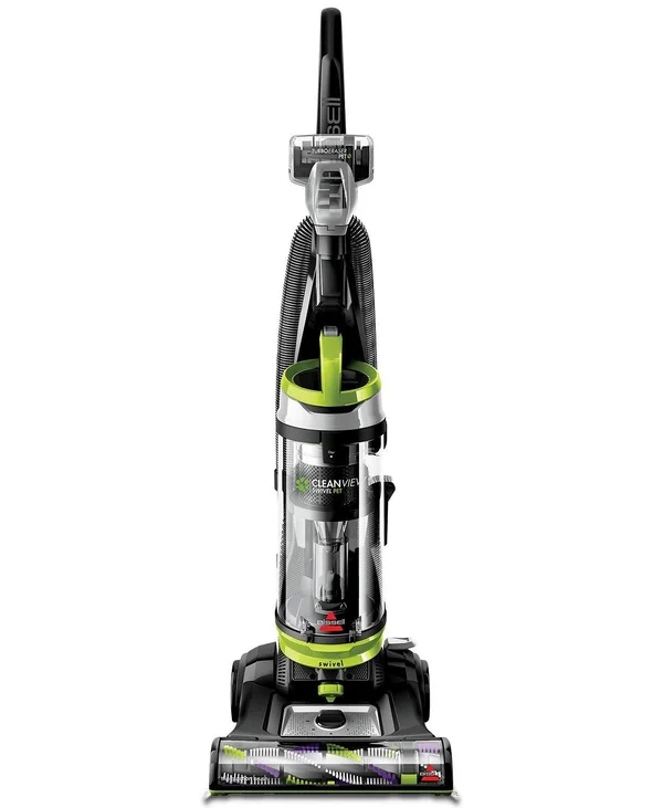 Bissell CleanView Swivel Pet 2316 Upright Vacuum - Bagless - Sparkle Silver/cha cha lime