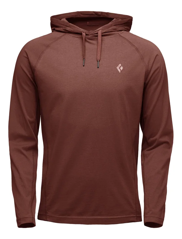 Black Diamond Crag Hoody - Men's:Lightweight, comfy cotton/poly blend hoody for climbing or rest days