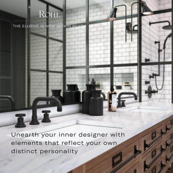 Rohl WA390L-APC/TO Wave 1/2x22 Thermostatic Trim with Diverter Finish: Polished Chrome
