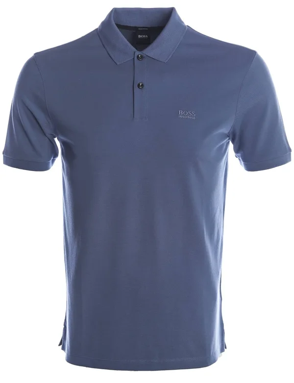 Boss Pallas Polo Shirt in Cadet Blue