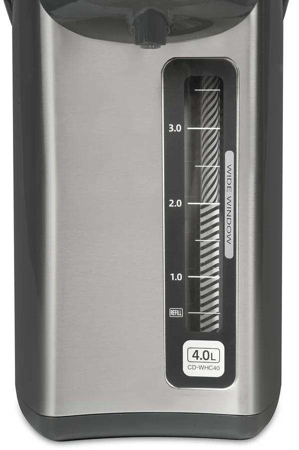 Zojirushi Cd-whc40xh Micom Water Boiler & Warmer 135 oz Stainless Gray, 8.25In x 11.25 x 13.5In