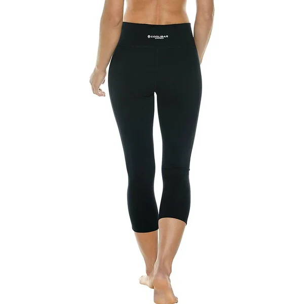 Coolibar UPF 50+ Women's High-Rise Asana Yoga Capris - Sun Protective