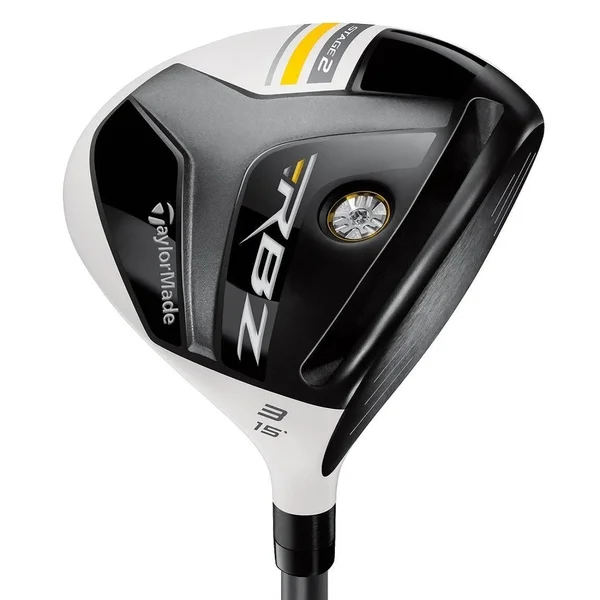 Used TaylorMade Rocketballz RBZ Stage 2 3 Wood Golf Club in Excellent Condition - 15° Loft - Regular Flex - Graphite SHAFT, Men&