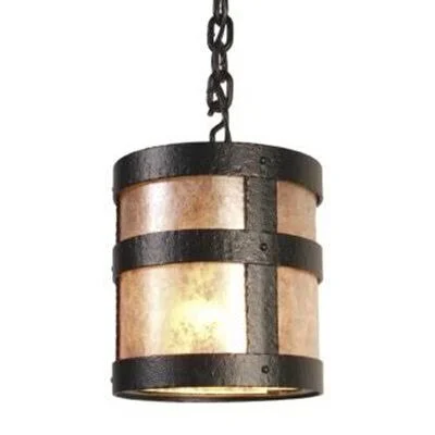 Bayview 1-Light Outdoor Hanging Lantern Loon Peak Finish: Architectural Bronze, Shade Type: Slag Glass Pretended