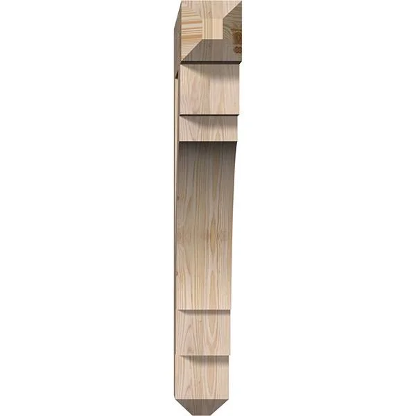 5 1/2x22W x 34x22D x 40x22H Merced Craftsman Smooth BRACKET, Douglas Fir