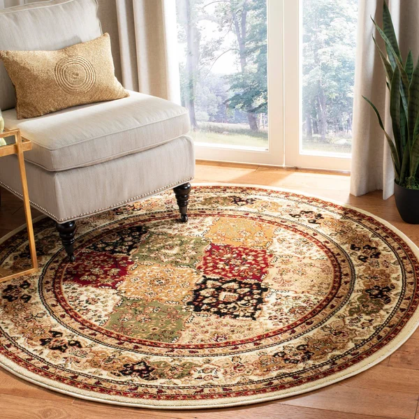 Safavieh Lyndhurst Multi/Red 6 ft. x 6 ft. Square Area Rug