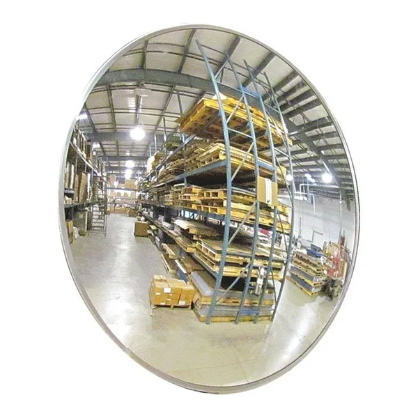 Zoro Select SCVI-18Z-M Indoor Convex Mirror, 18 Dia, Mag Mount