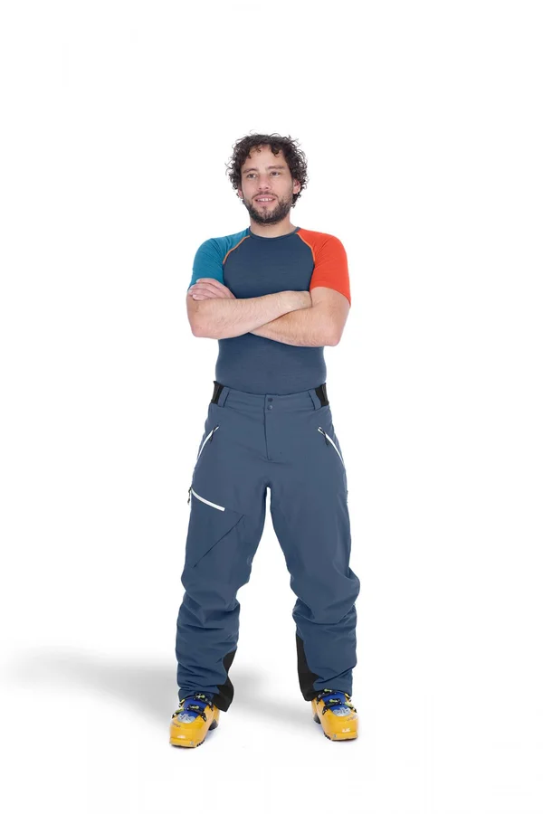 Ortovox 2L Swisswool Andermatt Mens Ski Pants Night Blue L