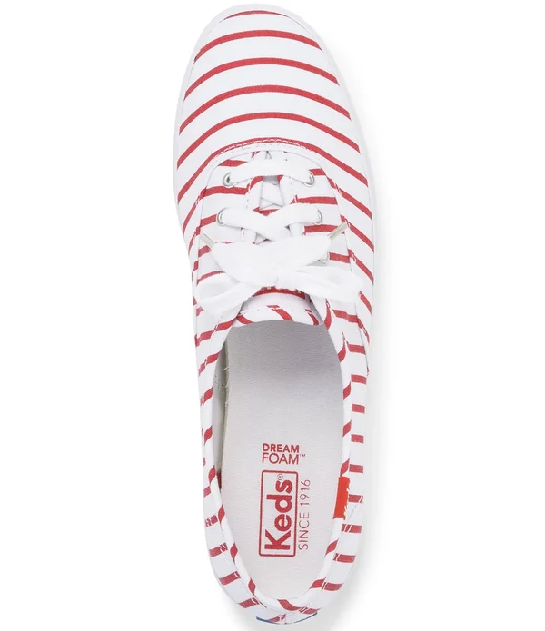 Keds Champion Breton Stripe Women's Shoes White/Navy : 11 B