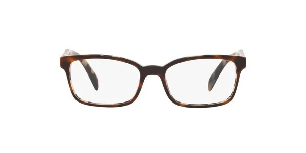 Prada PR 18TV TH81O1 53 Eyeglasses - Top Dark Havana/Black Havana