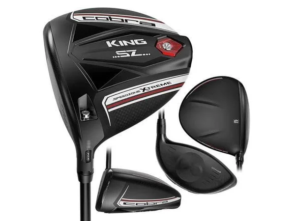 Cobra King Speedzone Xtreme Driver – Black/White, Left Hand, Men's