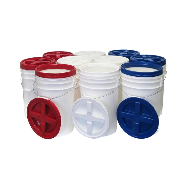Augason Farms Storage Pail Kit with Gamma Seal Lids - 10 Count