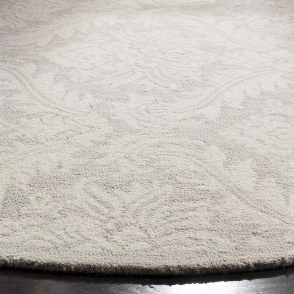 Safavieh Micro-Loop 513 Area Rug - Silver, 9& x 12& Rectangle