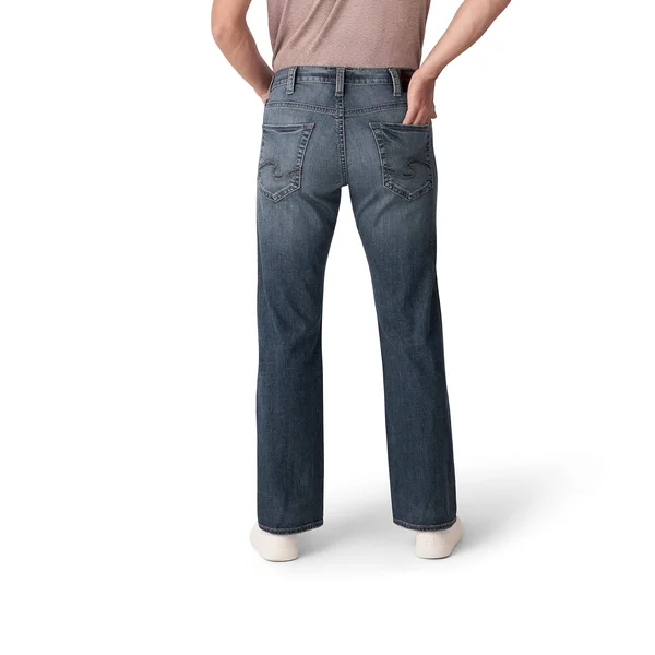 Silver Jeans Co. Men's Zac Relaxed Fit Straight Leg Jeans