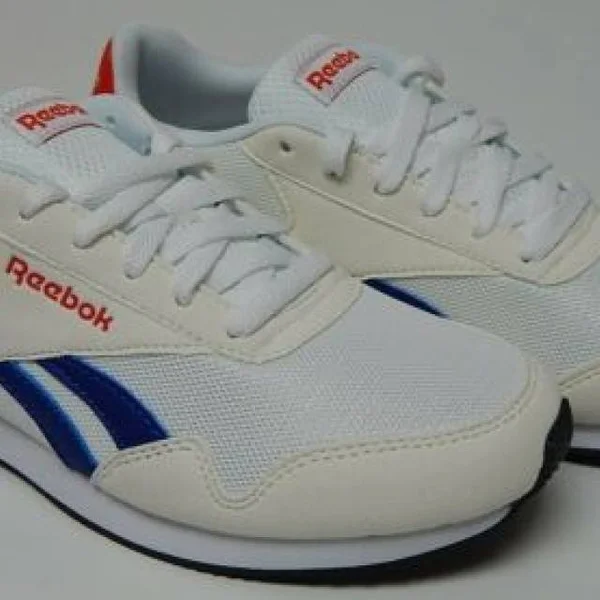 Reebok Classic Lace-Up Sneakers - Jogger, Size, 8 Medium, Wht/Cblt/Red