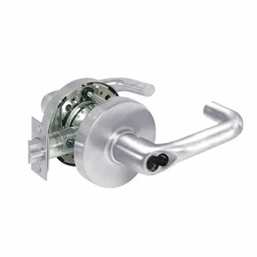 2860-10G05-Lj-26D SARGENT 10 Line Cylindrical Entry/Office Locks with J Lever Design and L Rose Prepped for LFIC in Satin Chrome