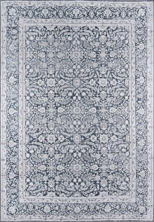 Momeni Afshar AFS-8 Charcoal Rug - 2 ft 3 in x 7 ft 6 in Runner