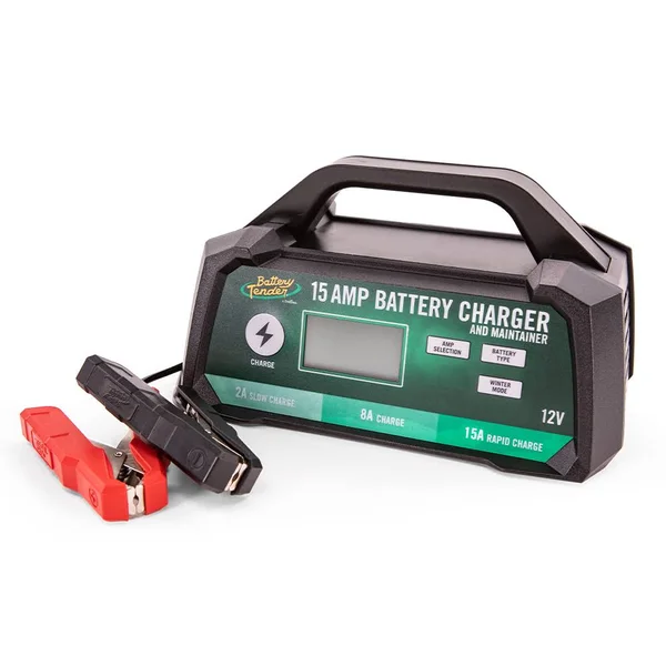 Battery Tender 12V, 15 Amp, 8 Amp, 2 Amp Selectable Chemistry Battery CHARGER.
