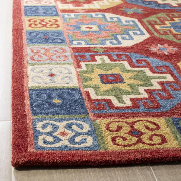 Safavieh Aspen Rug Collection APN802Q - Red, Blue - 8' x 10'