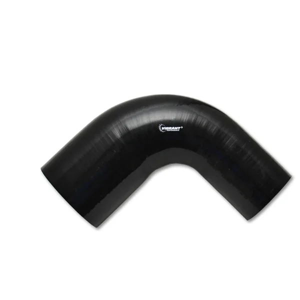 Vibrant Performance 2782 4 Ply 90 Degree Reducer Elbow, Black