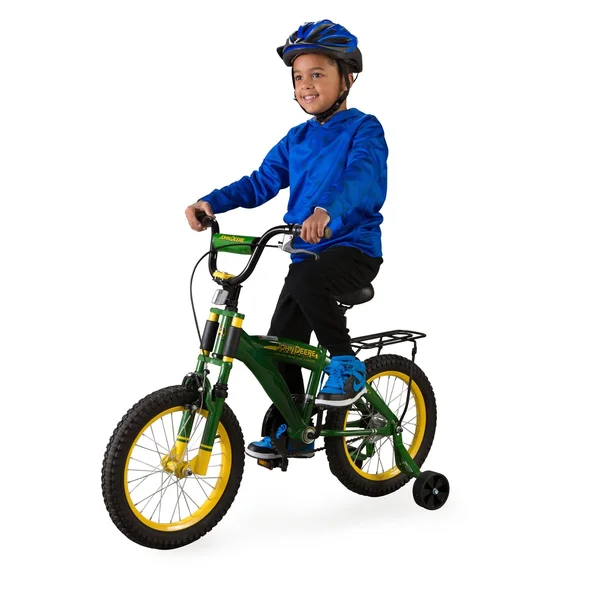 John Deere 16x22 Bicycle Green
