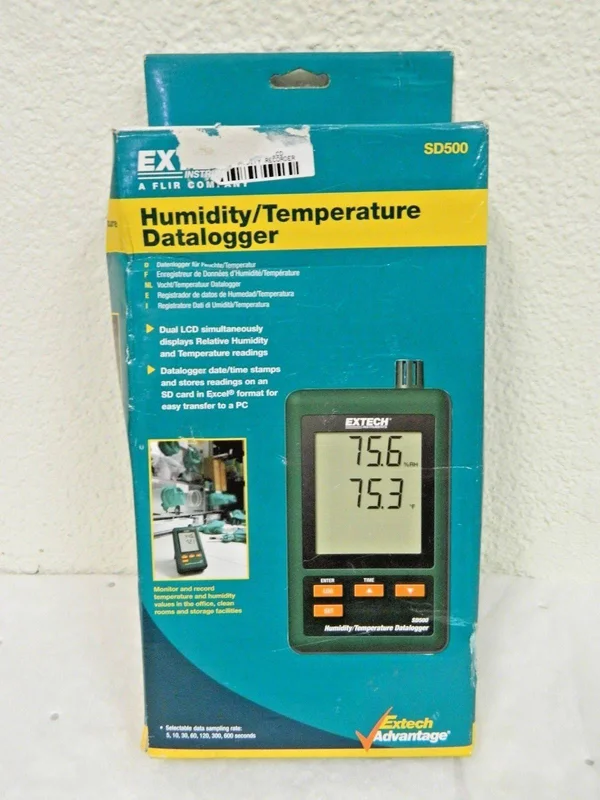 EXTECH - SD500, Humidity/Temperature Datalogger