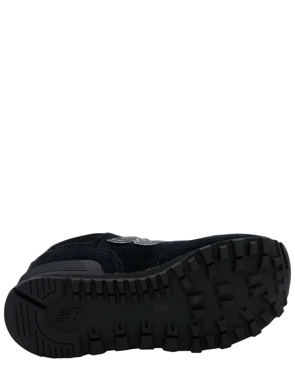 New Balance Boys 574 Classic - Shoes Black/Black Size 10.5