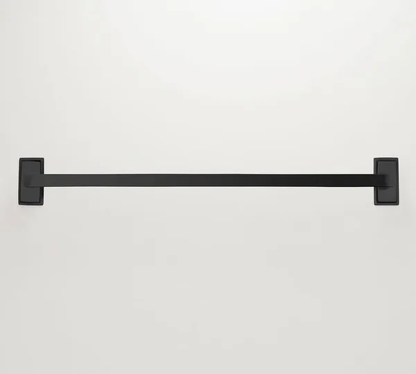 Matte Black Frances Towel Bar, 24x22 5166021
