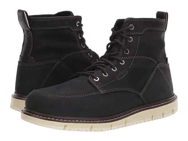 Keen Utility Men's San Jose Work Boots - Black/Off White