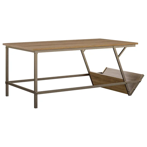 Novogratz Regal Coffee Table, Walnut