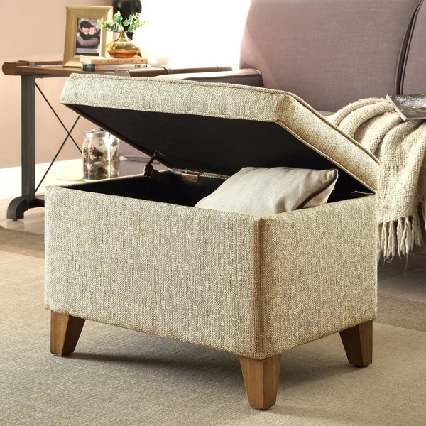 Carson Carrington Hassel Storage Ottoman (Tan - Medium)