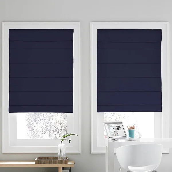 Real Simple Cordless Roman Cellular 70x22 x 72x22 Shade in Navy