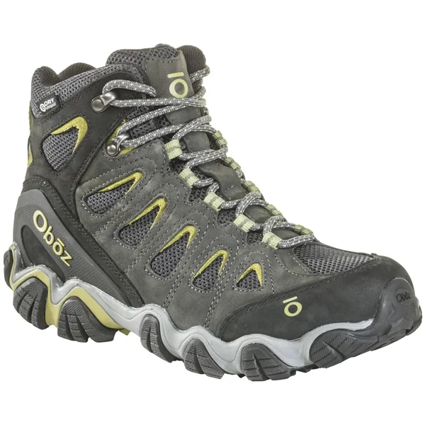 Oboz Men's Sawtooth II Mid B-DRY, Dark Shadow, Woodbine Green, 14