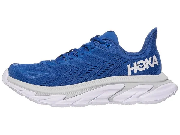 Hoka One One Men's Clifton Edge Shoe - 9 - Turkish Sea - White