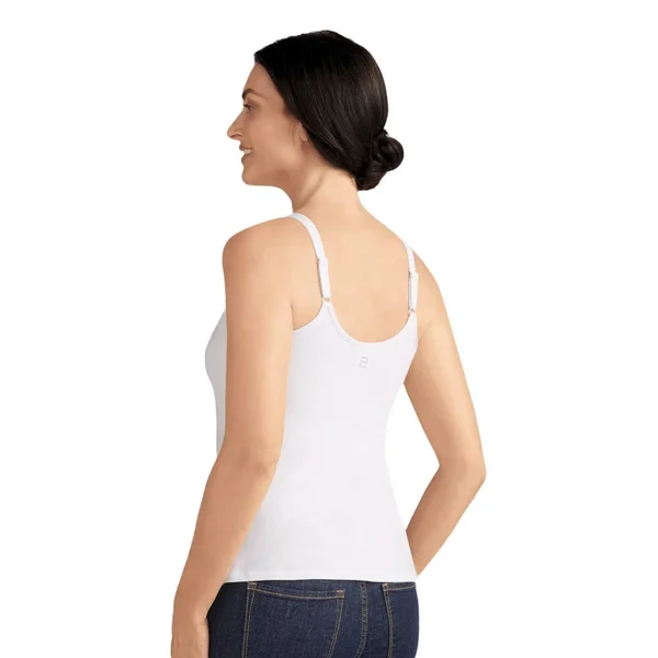 Women's Amoena Valetta Pocketed Camisole Top (White) - Size 24