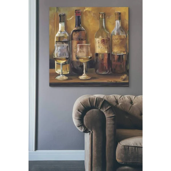 Epic Graffiti cellar Whites by Marilyn Hageman, Giclee Canvas Wall Art, 12x22X12x22 37x22 x 37x22