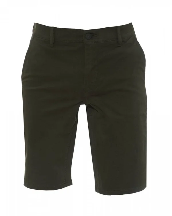 Boss Casual Mens Khaki SCHINO-SLIM Fit Chino Shorts