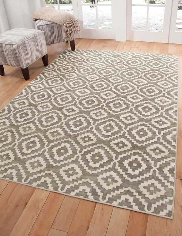 Abacasa 7138-5x8 Sonoma Verona Silver-grey/white Area Rug