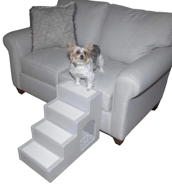 Pet Gear Pet Step IV with Den, Essential Grey